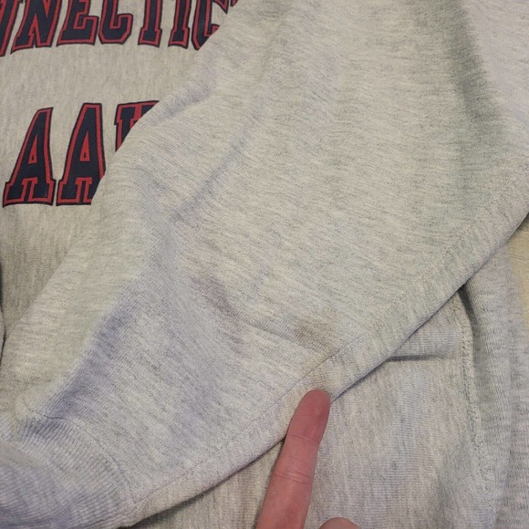 VTG 90s Champion Reverse Weave UConn Connecticut AAU Crewneck Sweatshirt XL - Picture 9 of 10